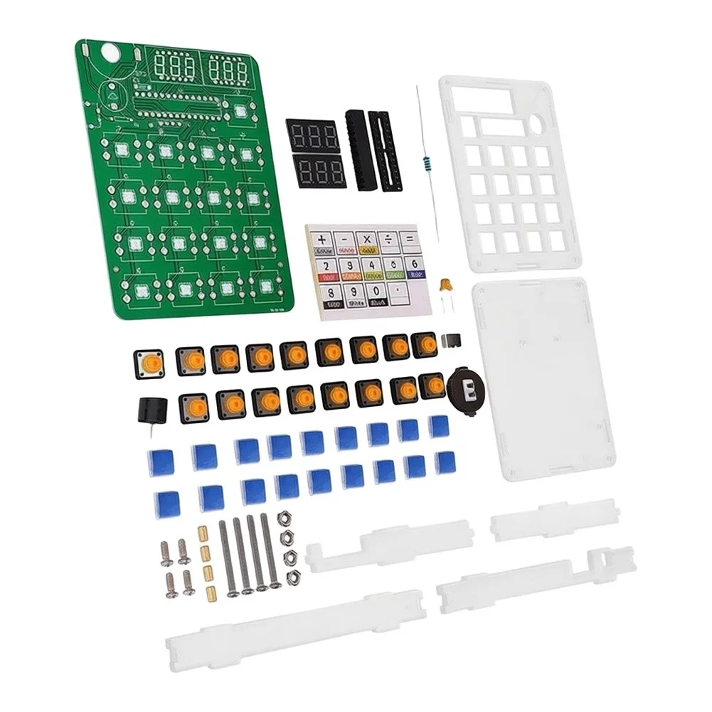 Calculator Green Digital Display Kit Lightweight Design Multi-functional Math Operations USB Powered Calculator