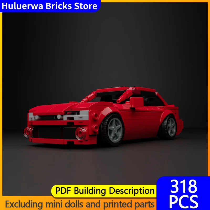 

Модель скоростного гоночного автомобиля MOC, строительные кирпичи SC300, верхний уровень, спортивный автомобиль, модульная технология, подарки, праздник, сборка, детский игрушечный костюм