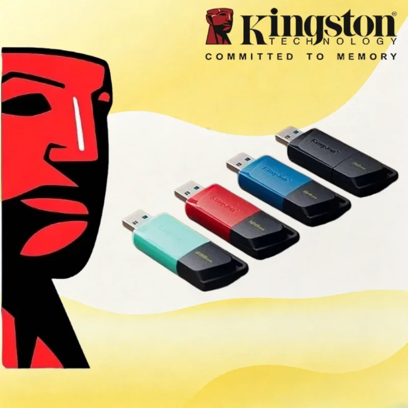 Kingston 64GB 128GB 256GB USB3.2 Gen1 Flash Disk Mini Keychain Memory Stick Original USB Drive For All PC Devices