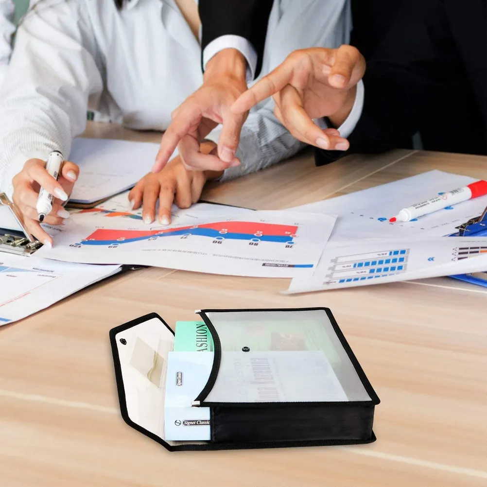 

Папка для документов офисная, расширяющаяся, прозрачная, пластиковая, большой емкости, для файлов А4, конверт для хранения, устойчивая к воде и пятнам