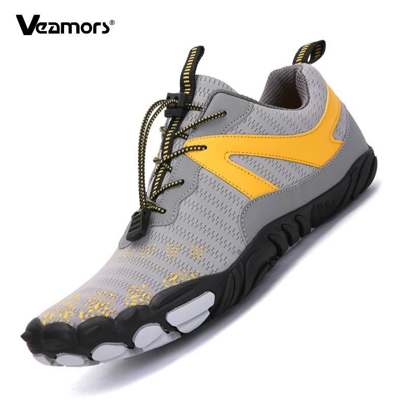 

Men's Breathable Outdoor Sneakers Non-slip Hiking Shoes Women Elastic Casual Sports Shoes for Trekking Camping Traveling