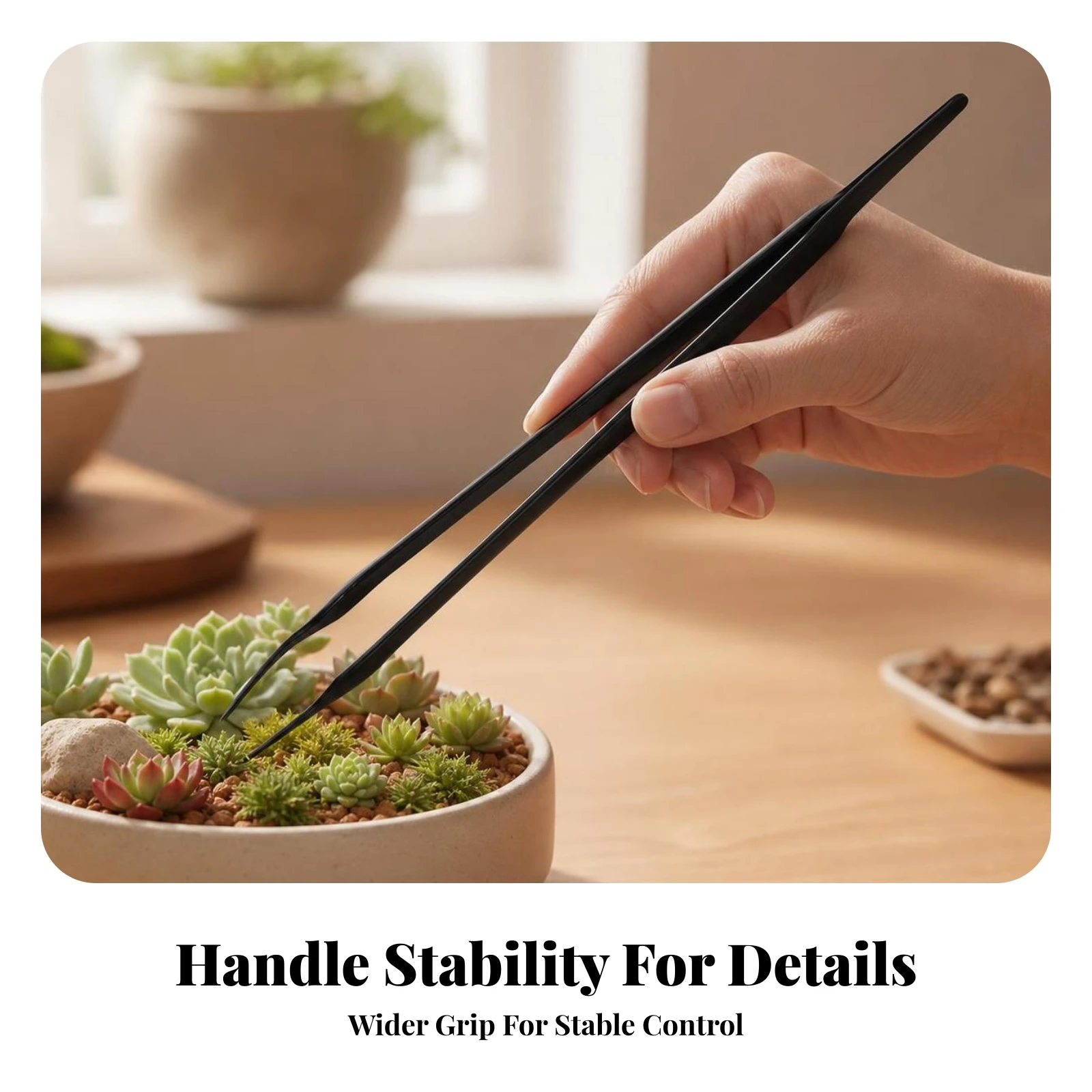 Tweezers-Style Clamp Precision Pointed-Tip Tweezers Clamp with Pointed Tips Thickened Hand Tool Lightweight for Jewelers