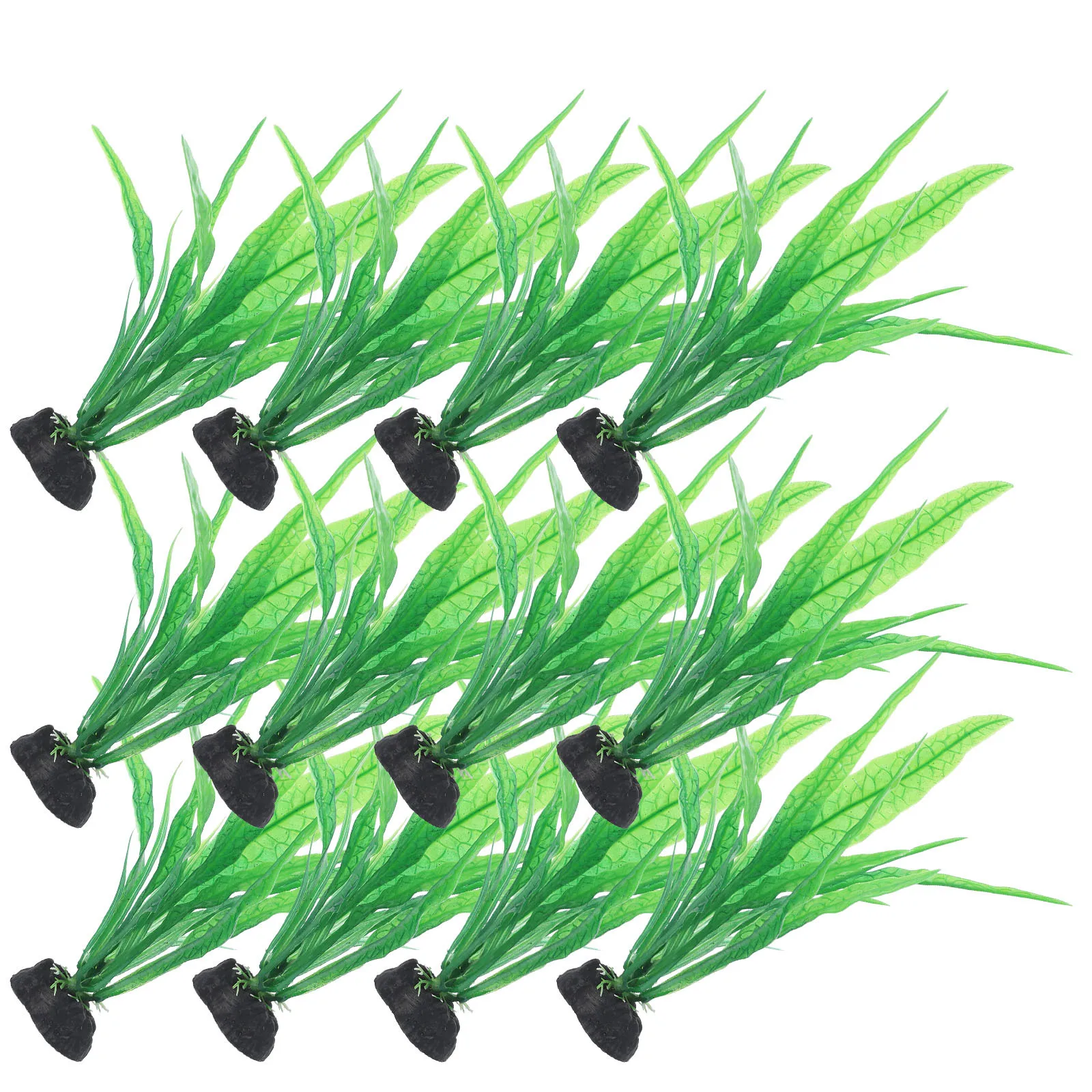 

12pcs Aquarium Plant Decor Premium Lifelike Artificial Plants For Fish Tank Freshwater Aquatic Turtle Tank Accessories Plastic
