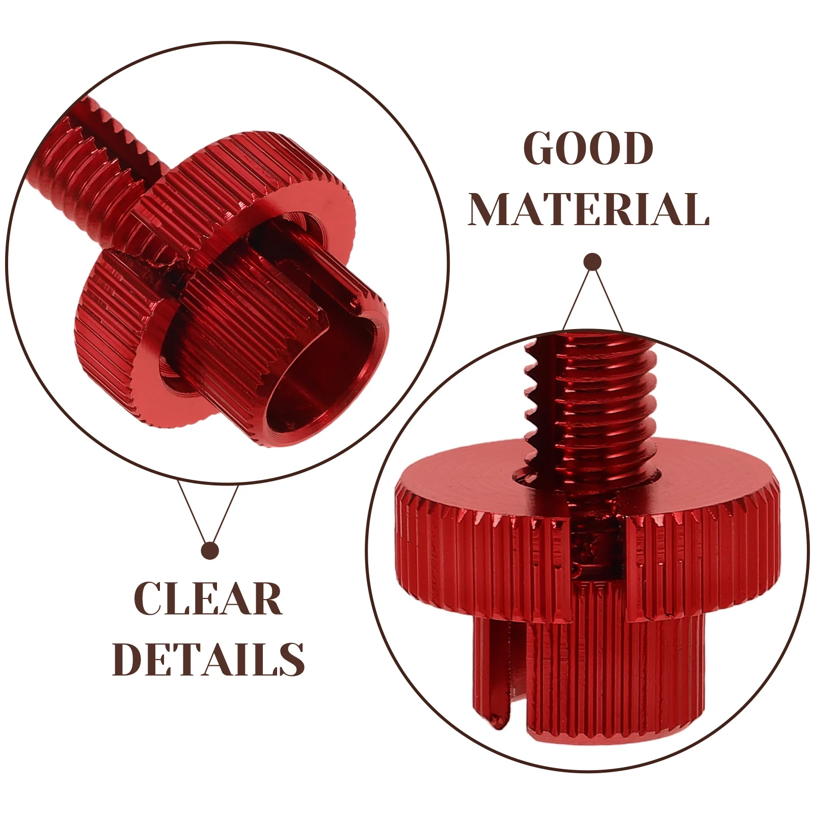 

4 Pcs Clutch Cable Adjuster Screws Aluminum Motorcycle Brake Adjuster Screw Compatible Off Road Bikes Easy Installation Long Use