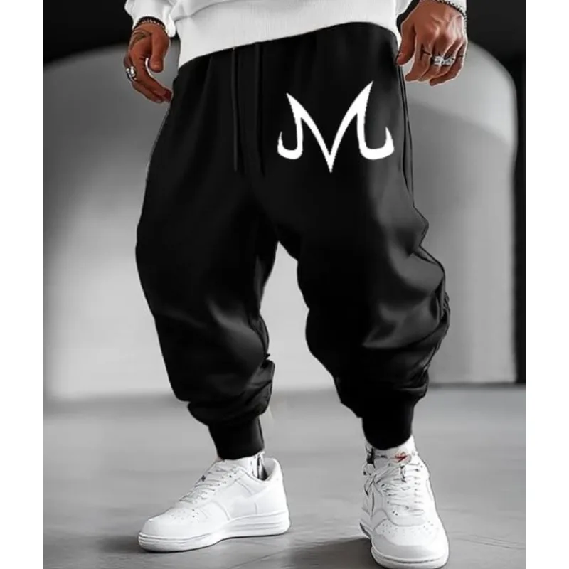 لعبة دراغون بول تريند انفجار 2025 الرجال أنيمي فضفاض الركض الشارع الشهير الصيف سراويل تقليدية الظلام المطبوعة تنفس القطن