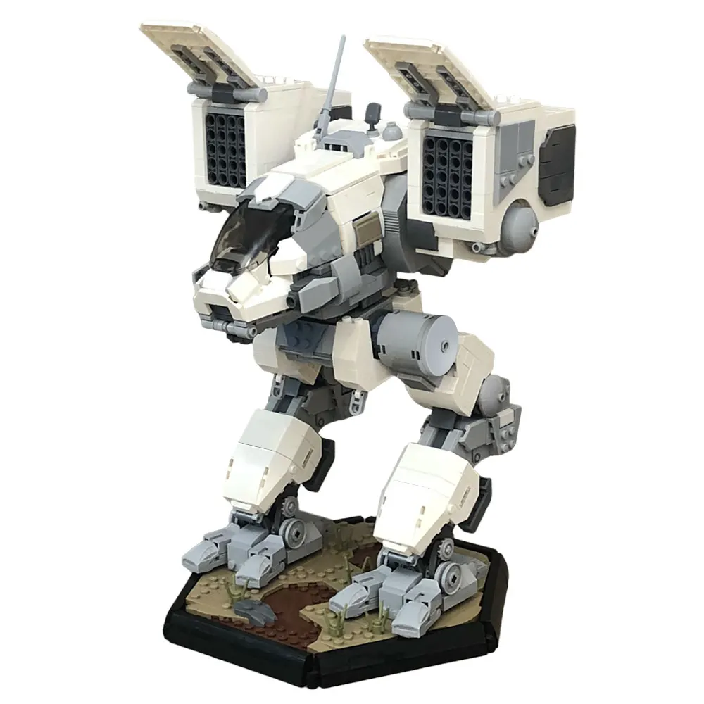 Heavy BattleTech Catapult Mech Offensive Mech Robot with Two TSEMP Cannons 2240 Pieces Building Toys Blocks for Adults Gift