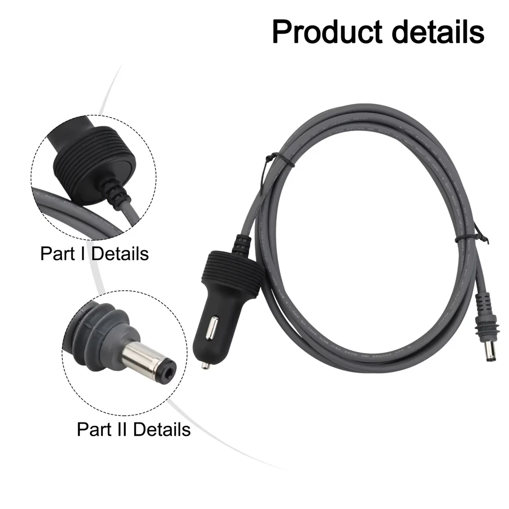 2M Car Adapter For Starlink Mini Power Cable Car Adapter 2V-24V DC Power Cord High Universality-AA26