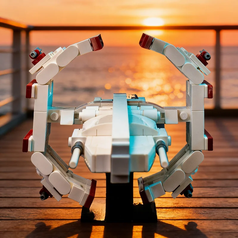 

363 детали MOC: Конструктор «Сестры Астеро» (Фрегат EVE) — онлайн-модель космического корабля. Игрушка-подарок, креативный коллекционный предмет для демонстрации, премиум-класс.