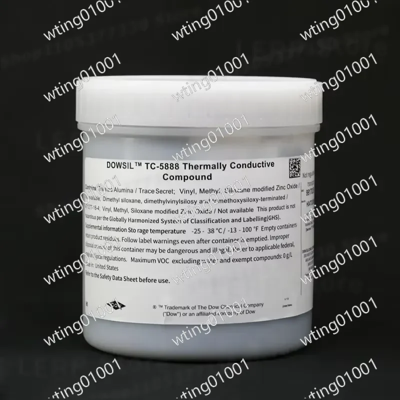 for Dow Corning TC5888 Thermal Paste High Performance CPU Cooler Compound Efficient Heat Transfer Silicone Grease for