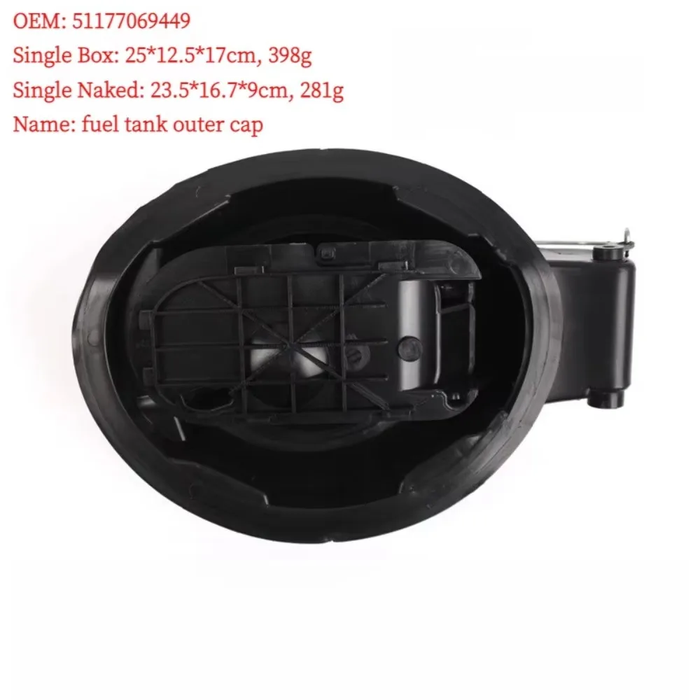 

Para BMW E87 E81 1 Series 2004-2012 cubierta tapa tanque combustible embellecedor exterior carcasa puerta combust