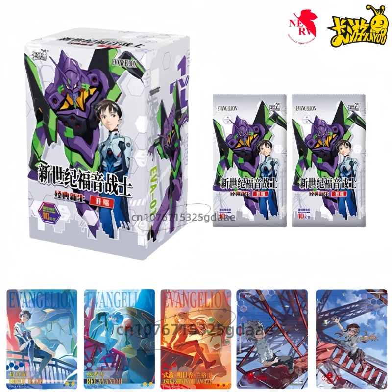 

Подлинная карта EVA, карта Neogenesis Evangelion, коллекционная карта мультфильмов, вся коробка классических периферийных украшений, детские подарки