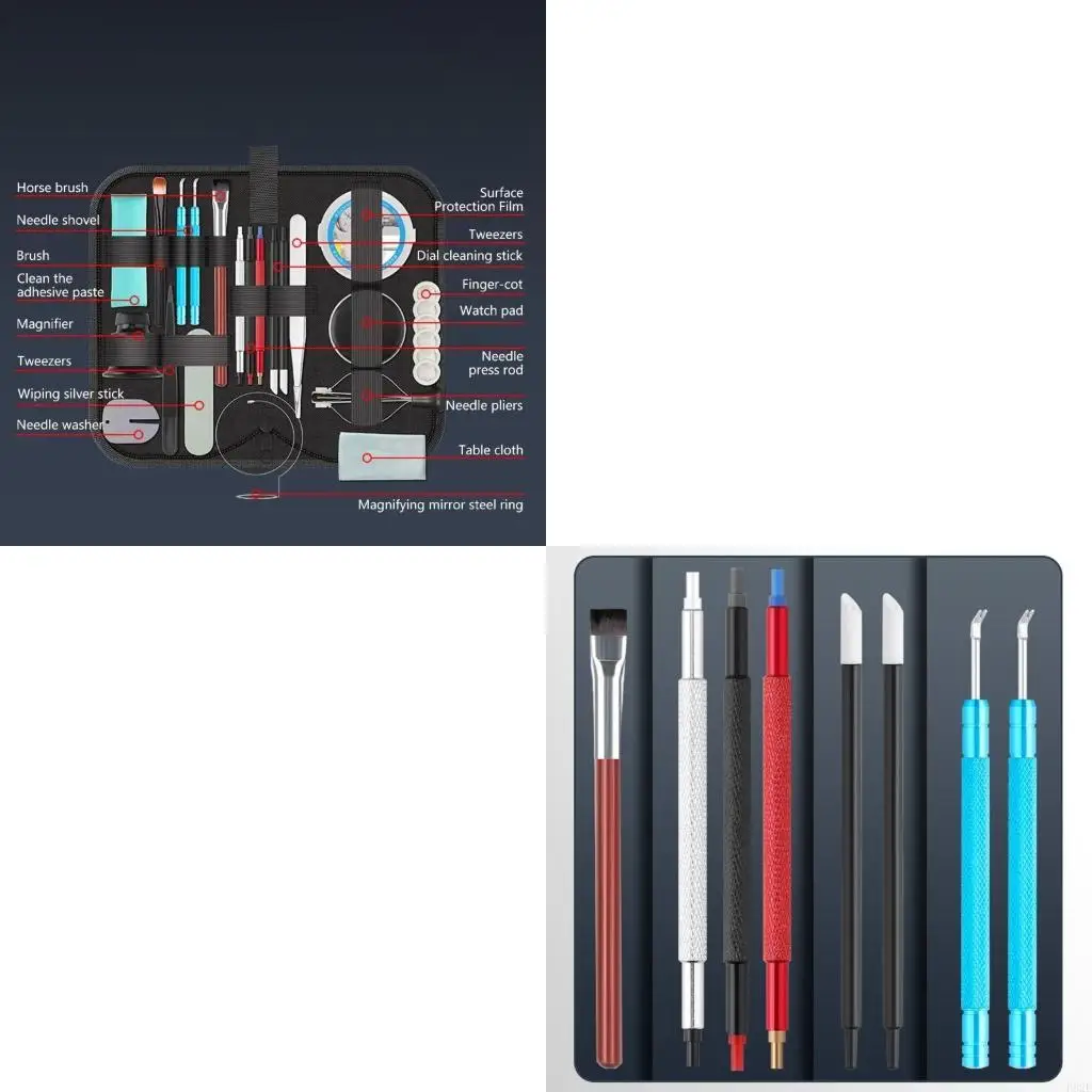 

P82E Комплексный Essential Watch Repair Tool для браслета размер задняя крышка для открытия ремня и замены аккумулятора Удаление