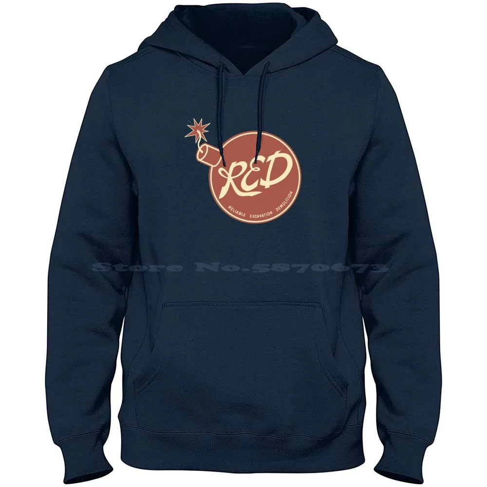 Red ( Reliable Excavation Demolition ) 100% Cotton Hoodie T Shirt Team Fortress2 Tf2 Red Team Team Fortress Red Team Scout