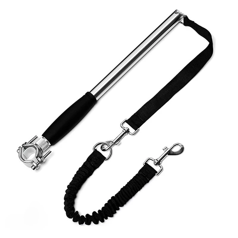 Hands Free Dog Bike Leash Bicycle Attachment Quick Connect Buffer Rope Fit Leash for Medium Large Dogs Cycling Outdoor Exercise