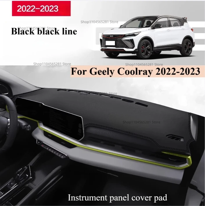 For Geely Coolray 2022-2023 Special Dashboard Mat Sun Protection Anti‑UV Dash Pad Auto Interior Parts