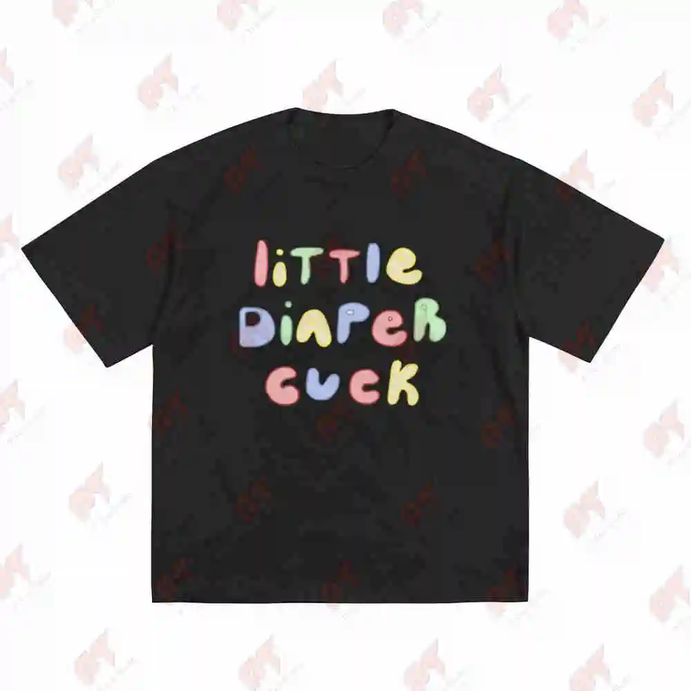 ABDL Little Diaper Cuck Short Sleeve Tee 100% Cotton T-Shirt