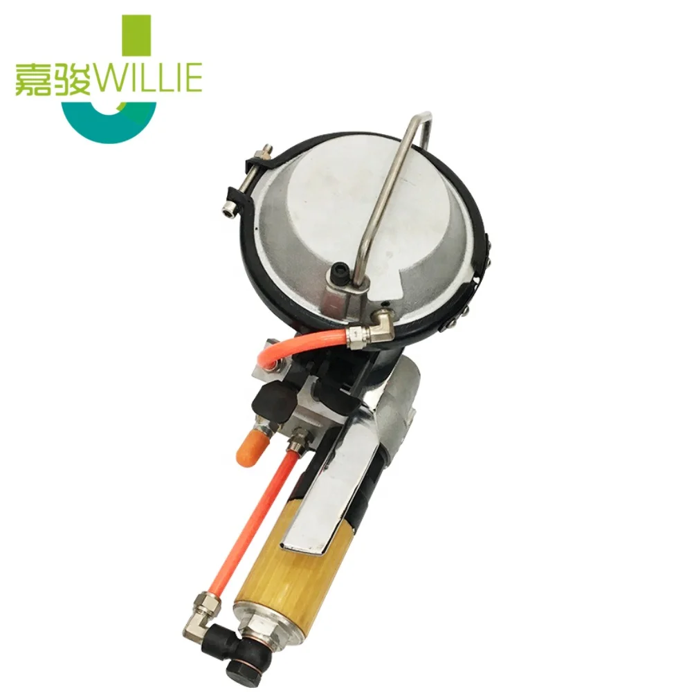 

Wallepac Hand Held Portable Steel Belt Pneumatic 50KG Stainless Steel Banding And Cutting Automatic Strapping Machine For Steel