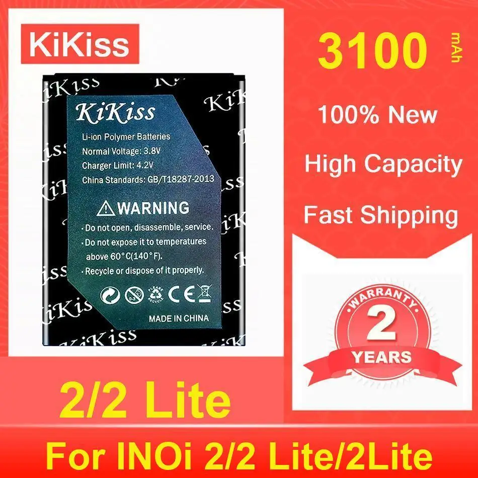 

Kikiss Battery 3100Mah 2/2 Lite For Inoi Lite/2Lite