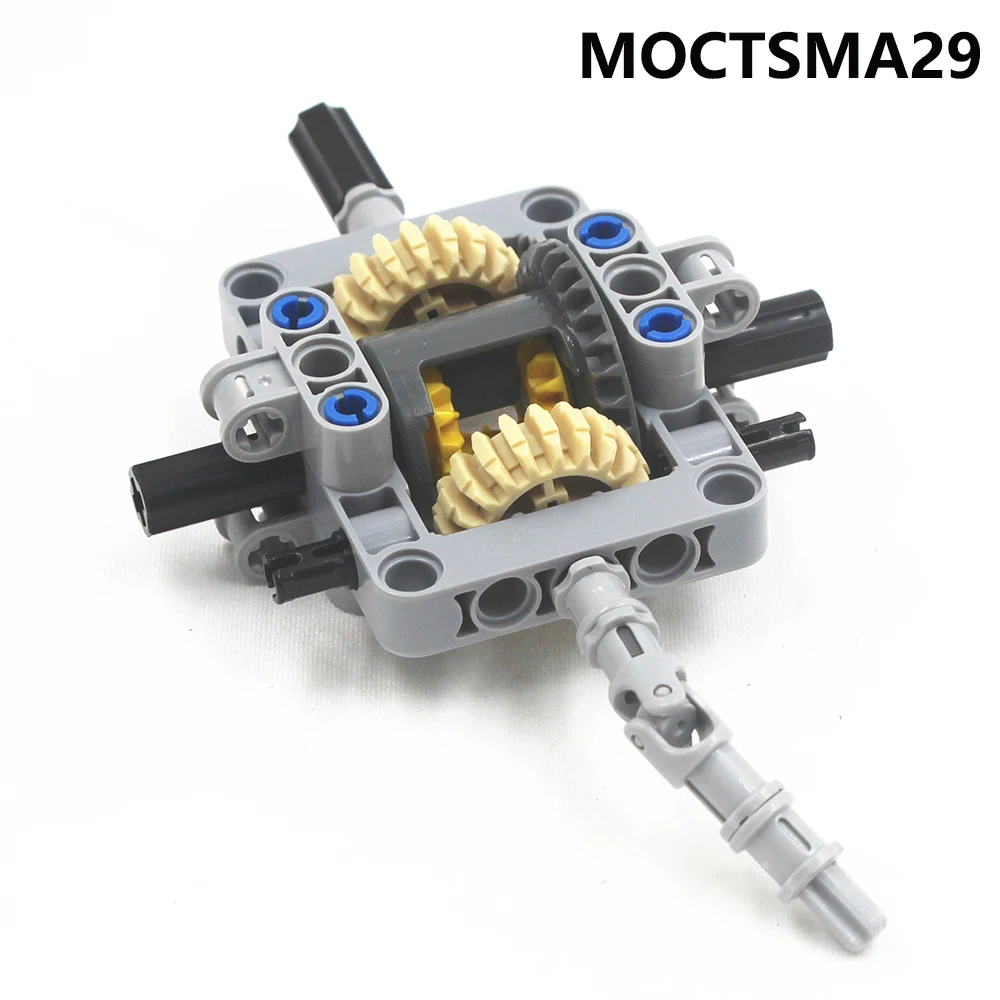 MOC Technical Parts Bulk Pin Liftarm Bricks Studless Beam Axle Plug Connector Panel Gear Building Block Set Compatible with Lego