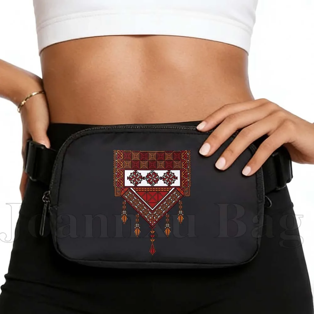 

Черная поясная сумка унисекс, водонепроницаемая, модная, повседневная, нагрудная сумка, спортивная дорожная сумка, сумка-бананка в клетку