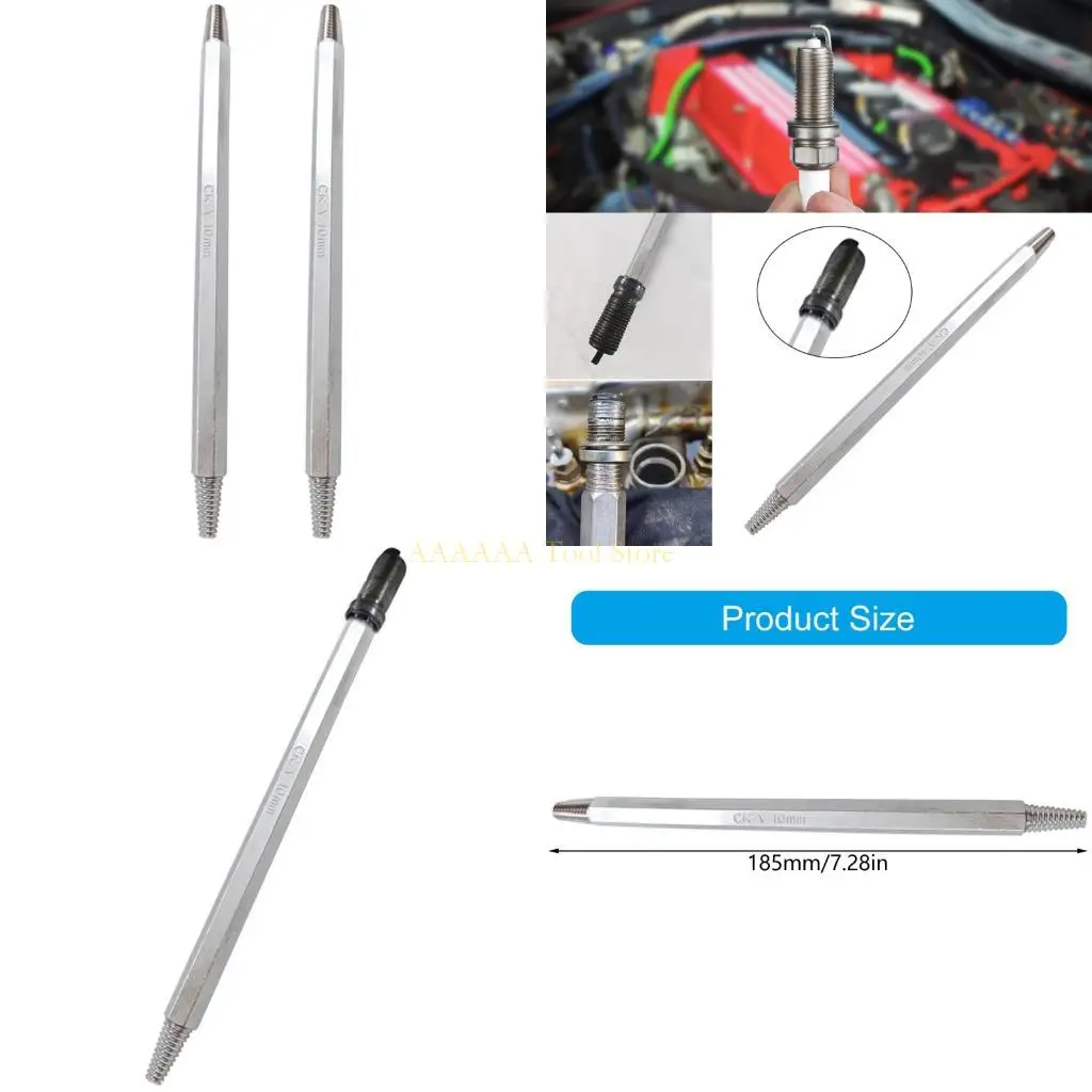 A2BE Double Tip Sparks Plug Extractor With Reverse Thread 185mm High Strength Manual Tool