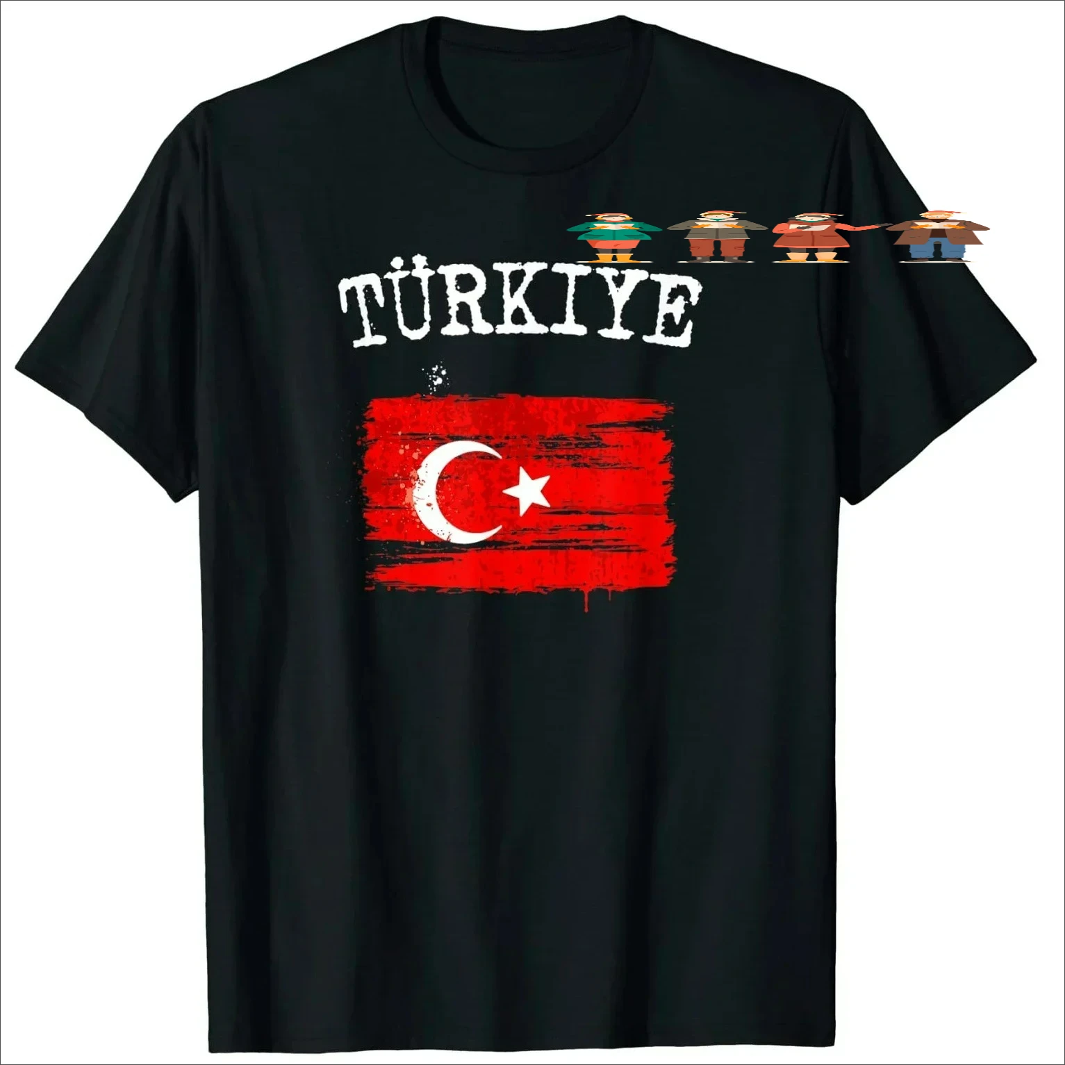 Turkey Vintage Turkiye Flag T Shirt. Short Sleeve 100% Cotton Casual T-shirts Loose Top Size S-3XL
