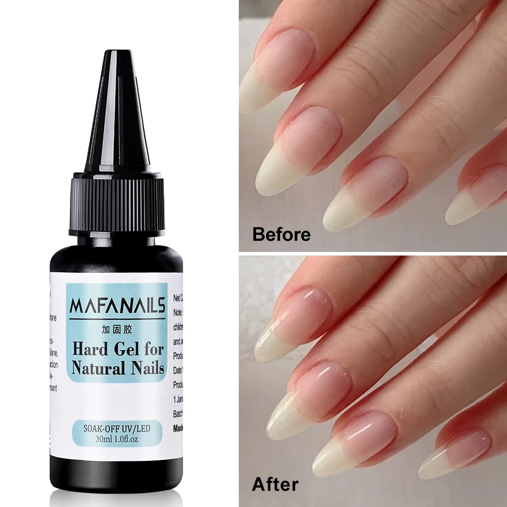 Barniz de Gel para manicura, barniz de Base sin necesidad de limpiar, capa superior mate, esmalte de Gel UV LED, esmalte de Gel de grosor duro funcional, 30ML