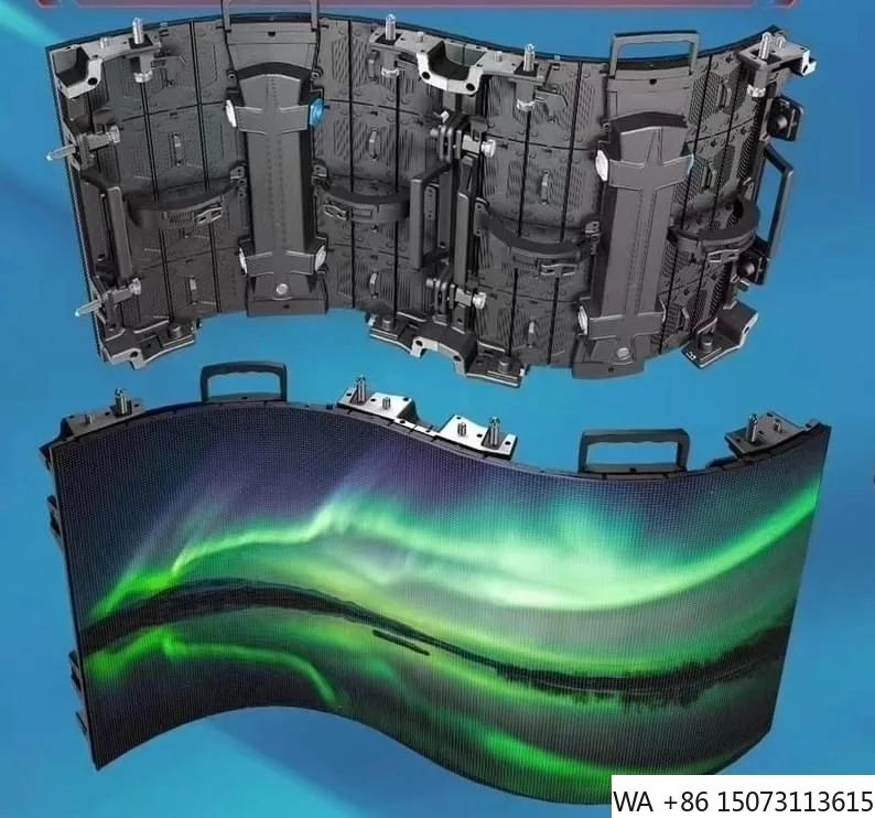 Pantalla LED P2.97/P3.91 para interiores: pantalla de alquiler flexible a todo color para conciertos