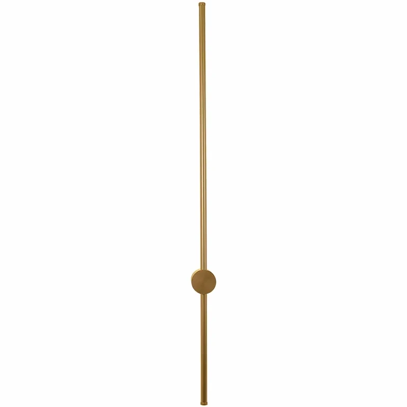 

Nordic Gold/Black Art Design Minimalist Long Line Lamps Simple Living Room Decoration Luxury Hotel High-end Wall Lamp
