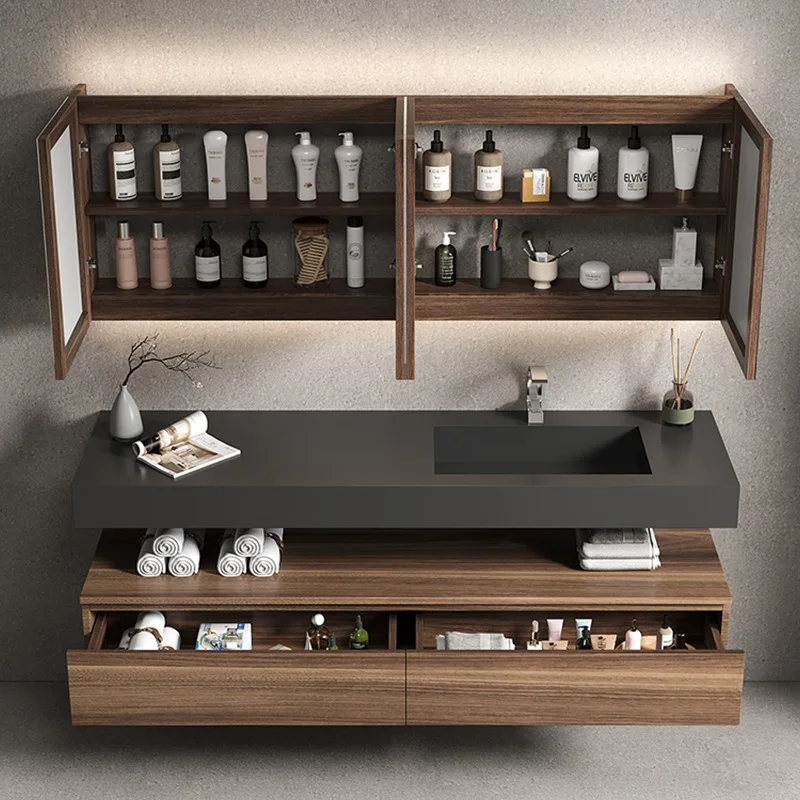 مجموعة خزانة الحمام، حوض الحمام المتكامل، حوض غسيل اليد، حوض طاولة الغسيل #3