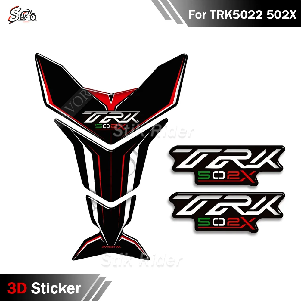 

For Benelli TRK502 TRK 502X Motorcycle 3D Stickers Cases Trunk Luggage Fuel Oil Kit Knee Helmet Tank Pad Decal
