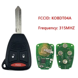 CN087051 Original 3Button Smart Key For Dodge Ram Durango Dakota 2005-2011 Remote Head Key PN 05183348AA/KOBDT04A No Chip 315Mhz