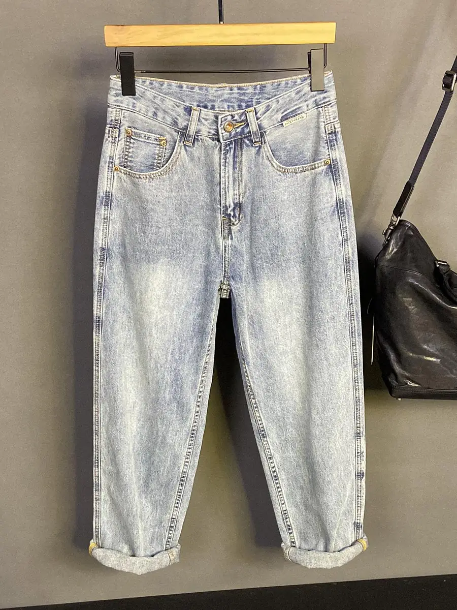 

Retro American Sle Men's Jeans Classic Hong Kong Sle Loose Straight Leg High Street Faion Urban Cotton Polyester Blend