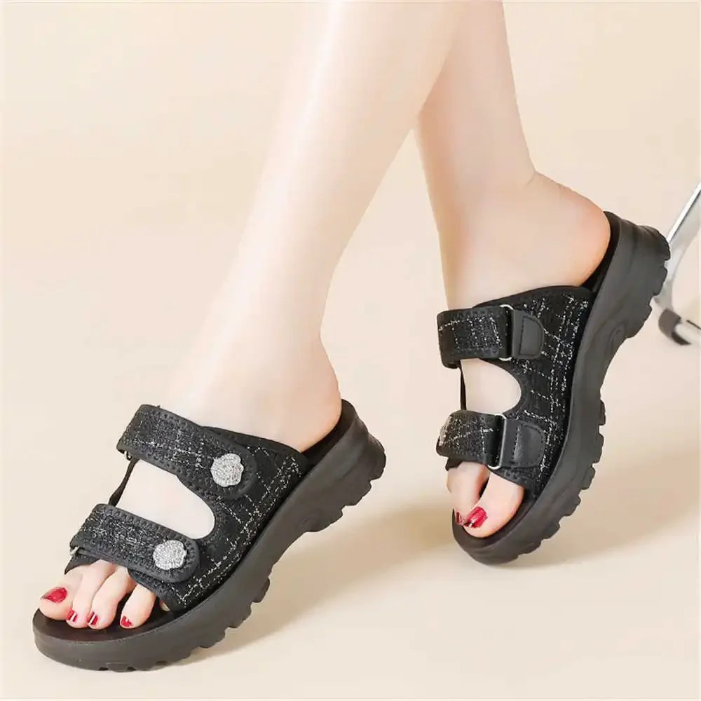 High Sole Without Heels Anti Slip Slipper Sandals Man 46 Shoes Man Trainer Sneakers Sports Wide Fit Super Cozy Luxary