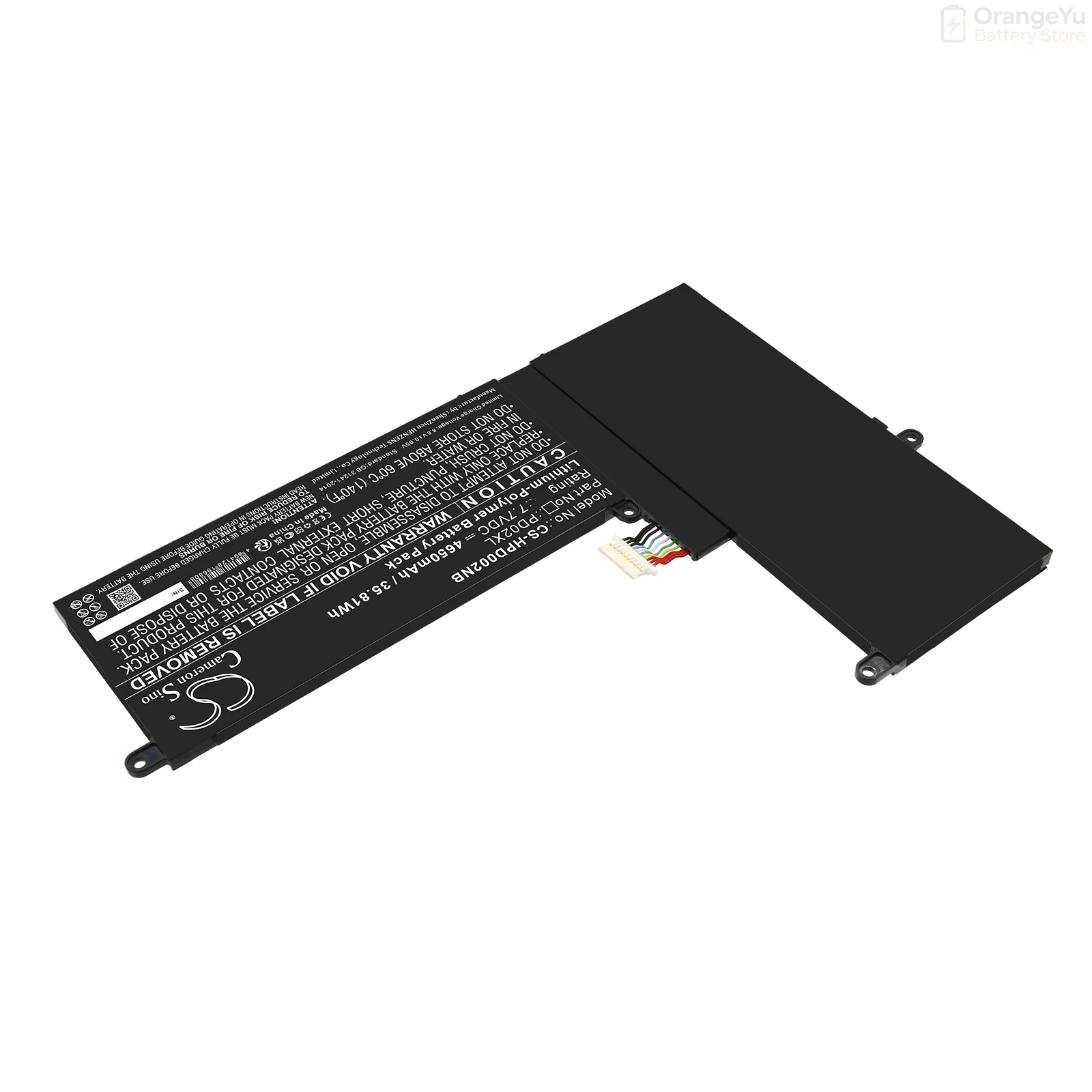 Replacement 7.7V 4650mAh Notebook Laptop Battery for HP PD02XL TPN-DB0H M38779-2B1 M38780-005