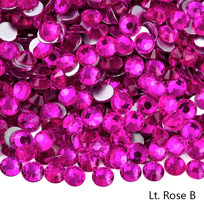 Bobohoo SS3-SS30 Cobalt-Violett Flachrückige Kristalle, Nicht-Heißfixierbare Strasssteine, Kristallglitzersteine für Nagelkunst, DIY-Bastelarbeiten und Dekorationen – Detail 5