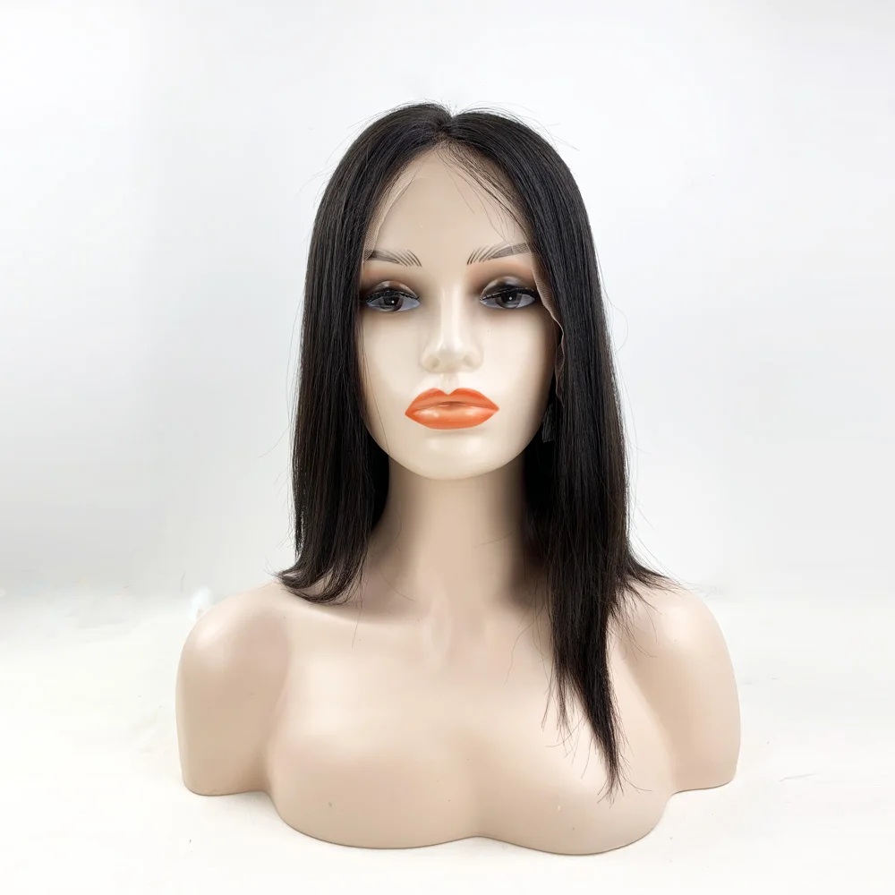 Single Konts Natural Hairline European Human Hair Jewish Wig Kosher Wigs Sheitel Swiss Lace Top Wigs Women Hair