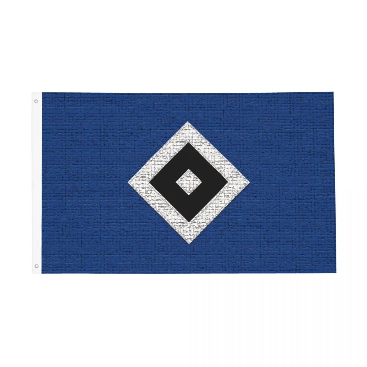 Blue Diamond HSV Soccer Flag Double Sided Indoor Outdoor Banner Hamburgers SV Bundesligas Home Room Dorm Wall Decor 90x150cm