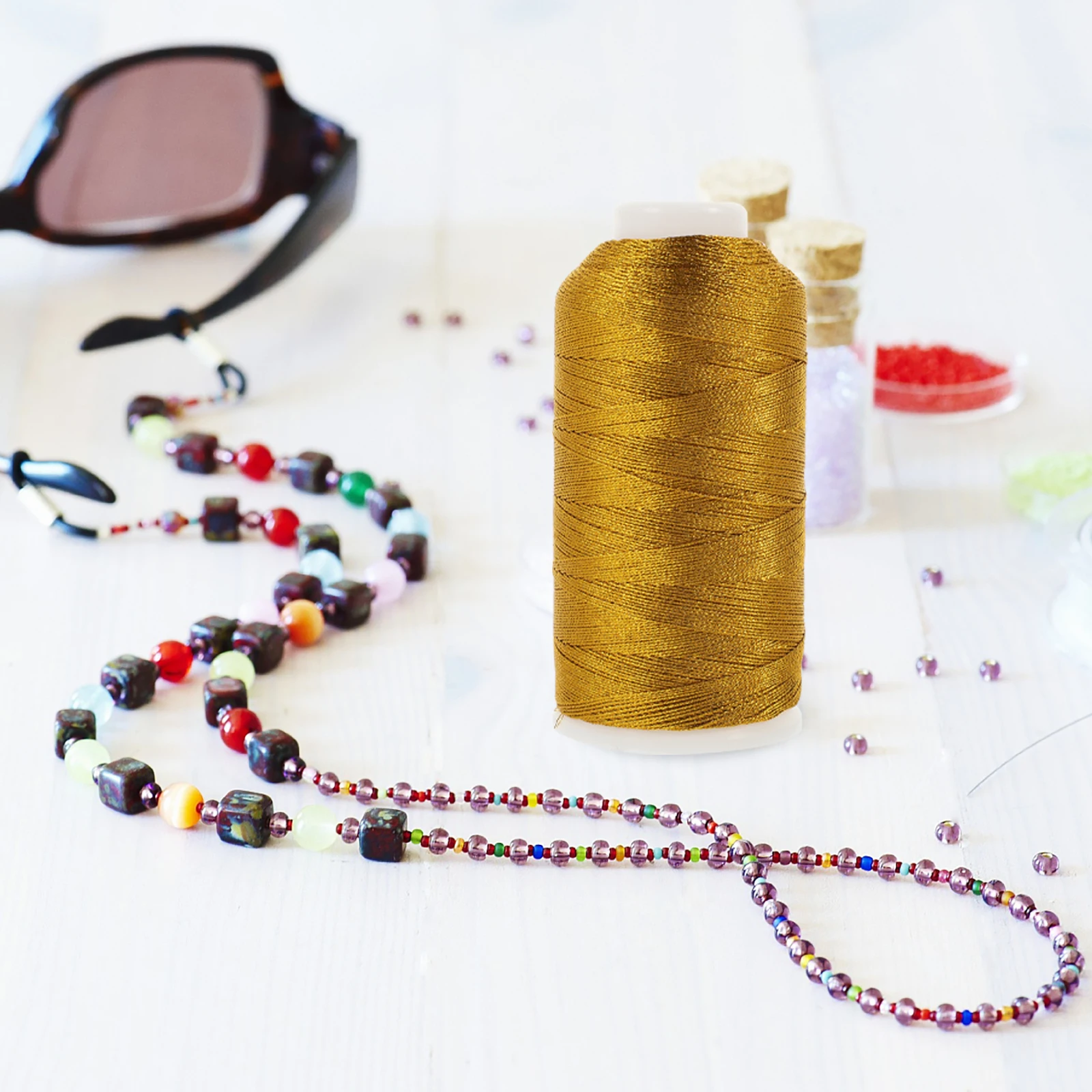 

Braided Wire The Beading for Jewelry Making Electric Hand-made Pet Stringing Crafting Sculpting