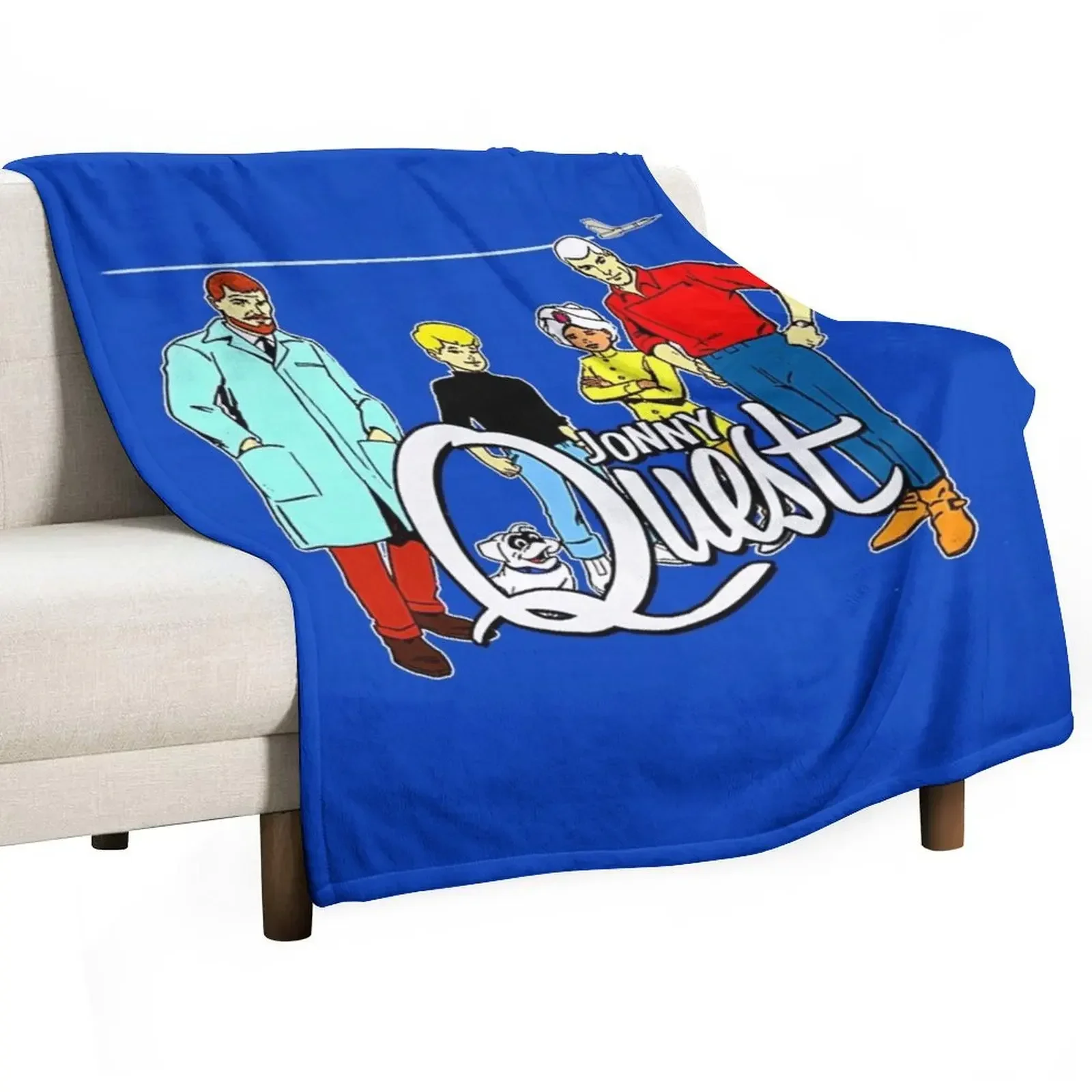 

Jonny Quest, non-distressed Throw Blanket Blankets For Sofas decorative Blankets