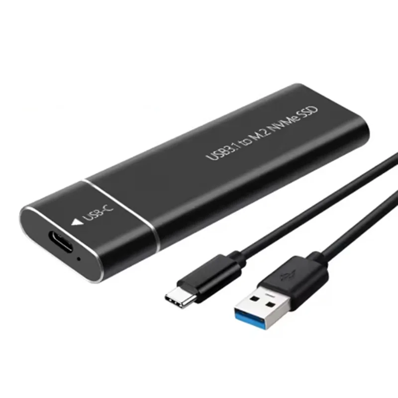 AT93-NVME Custodia per HDD di archiviazione esterna USB3.1 per custodia per disco rigido per disco rigido NVME SATA SSD