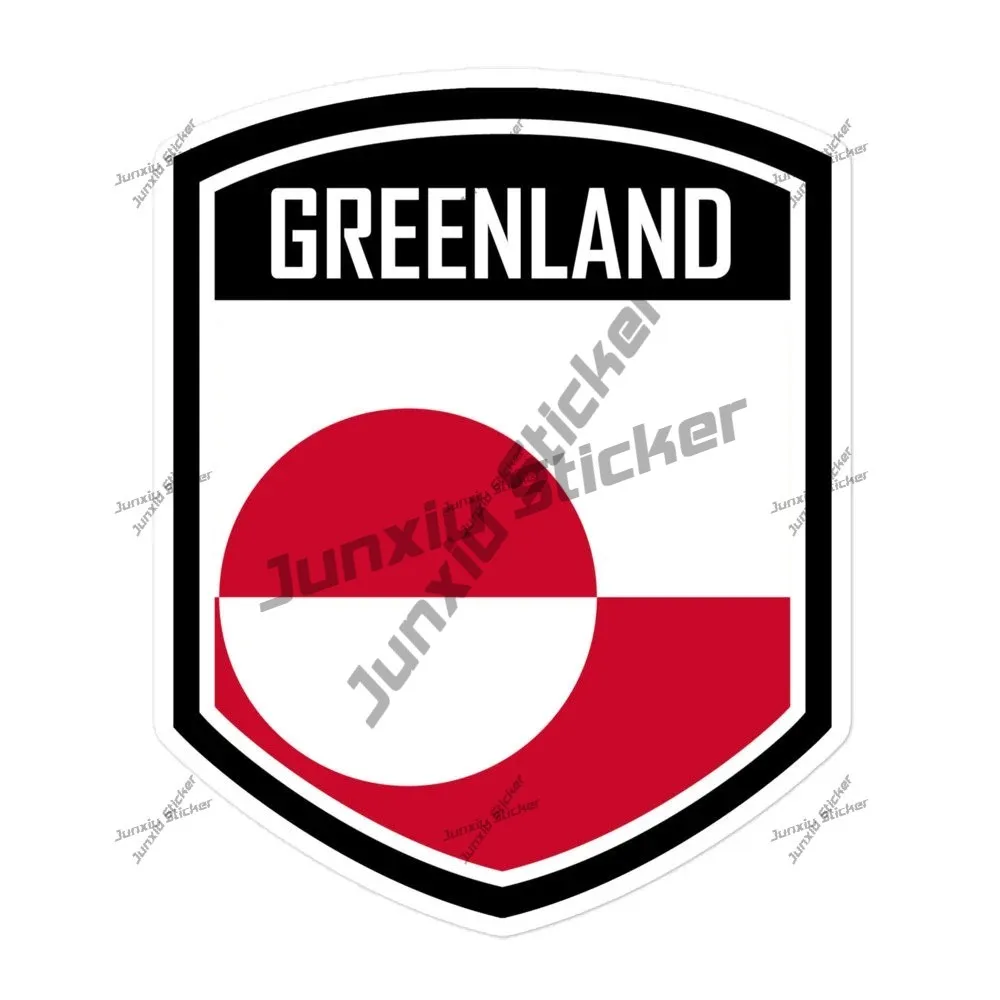 

Greenland Flag Emblem Stickers Scratch-proof Waterproof Decals Stickers On Car Accesssories New Energy Accessory Cars Accessorie