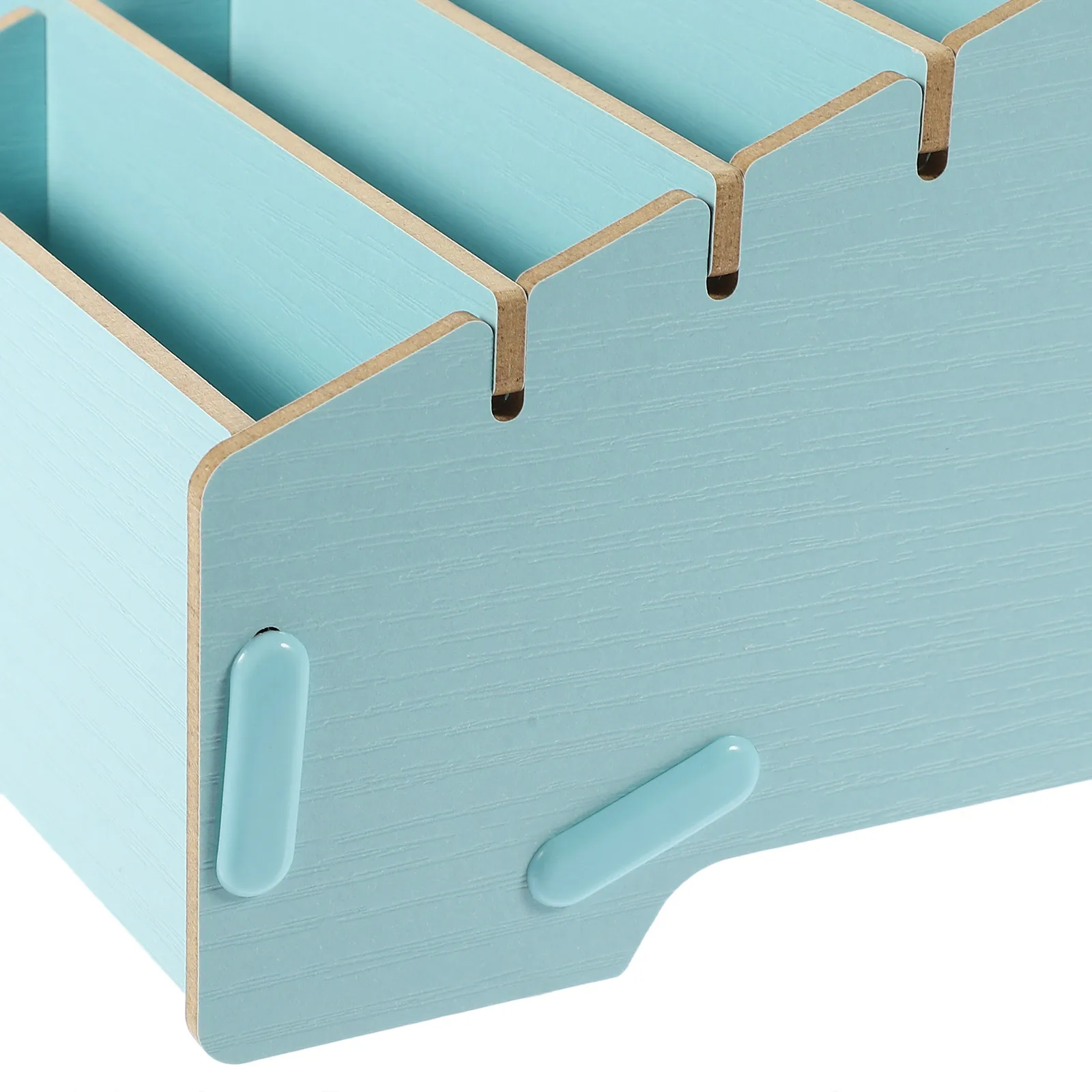 

Desktop Mobile Phone Organizer Wooden Storage Box for Classroom Cell Phone Holder Multi-Compartment Desk Organizer Box for Small