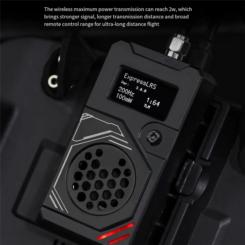 APPLIA-para HGLRC TON TX Ranger ELRS 868/915Mhz 2W RC Ranger 2S-6S para JR 5PIN NANO 8 Pin FPV TX