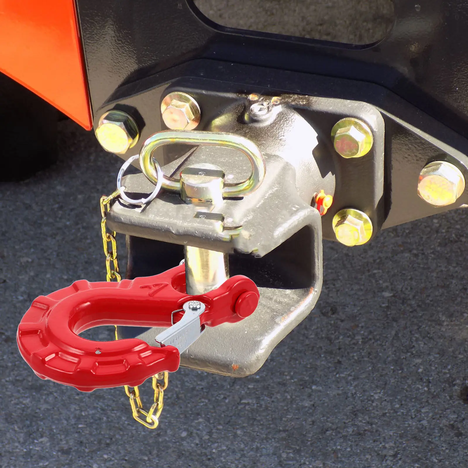 

Heavy Duty Trailer Hook S-Shape Winch Hook Easy Install Secure Towing Recovery Winch Quick Shackle Boat Vehicle Rv