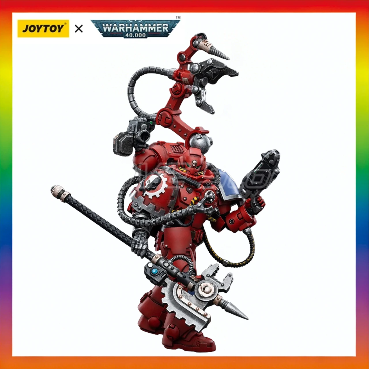 

Original JOYTOY Warhammer 40K Ultramarines Primaris Techmarine 1/18 Action Figure Model Collection Gift