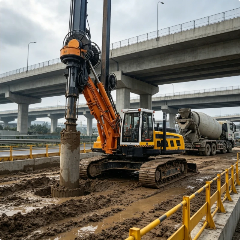 Heavy Equipment Supplier - Döner Sondaj Makinesi Tedarikçisi Hidrolik Kazık