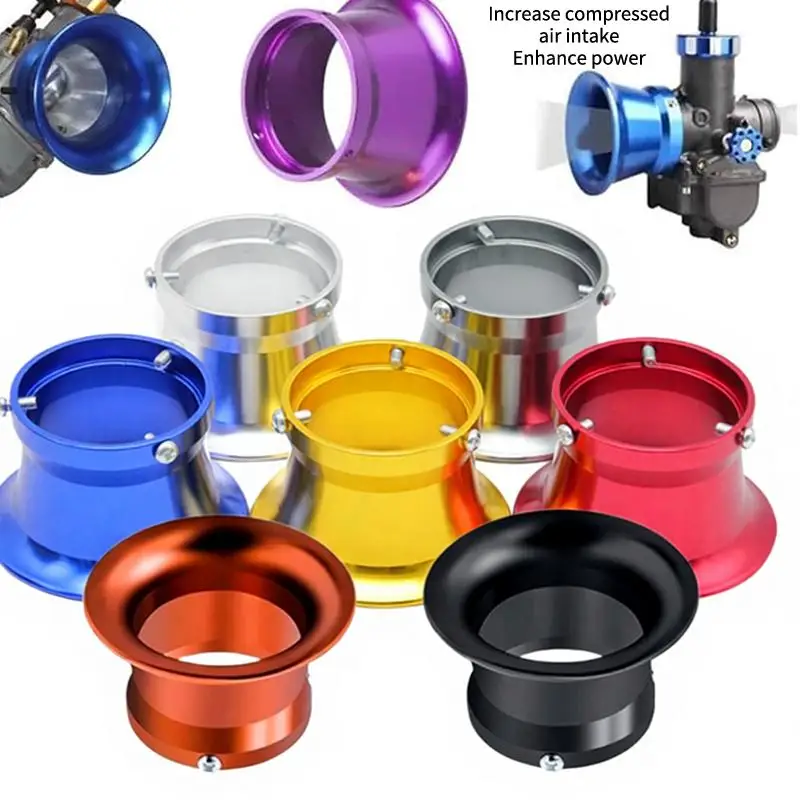High Flow 50mm Air Filter With Wind Cup For Motorcycle PWK 26mm 28mm KOSO OKO Carb Enhanced Acceleration