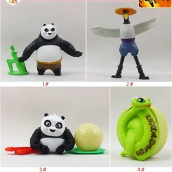 McDonaldsa MC figura Kung Fu bambola Panda gru Po Monkey Master Mantis ornamento accessori bambini presenti