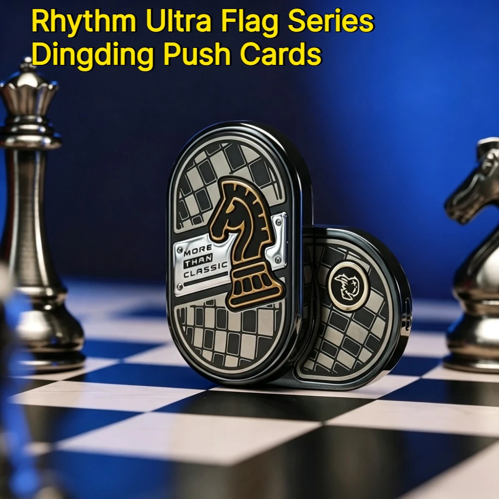 (Предзаказ) MOT EDC Rhythmic Ultra Gaming Flag Series Механическая игрушка-антистресс из циркониевого сплава с функцией толкания карты